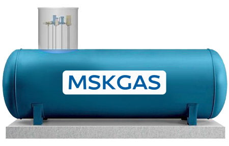 Установка Газгольдера с высокими патрубками